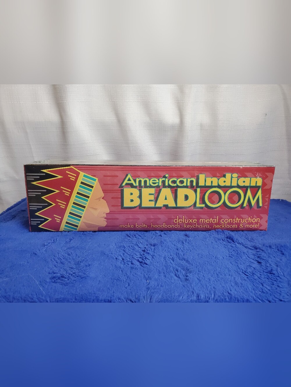 Vintage American Indian Deluxe Metal Beadloom Kit Sealed